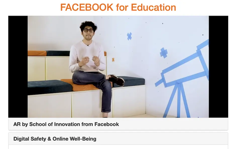 Facebook for Education