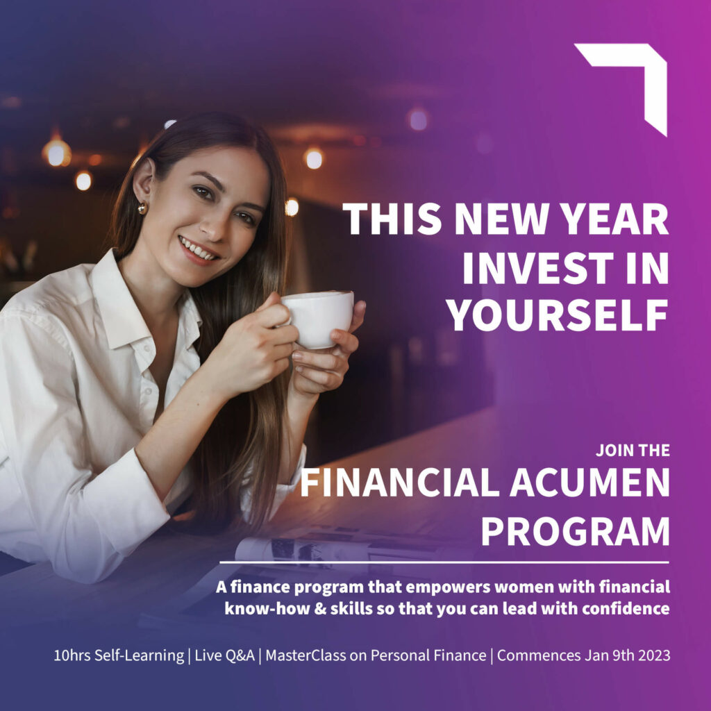 Financial Acumen for Women - Join the Program