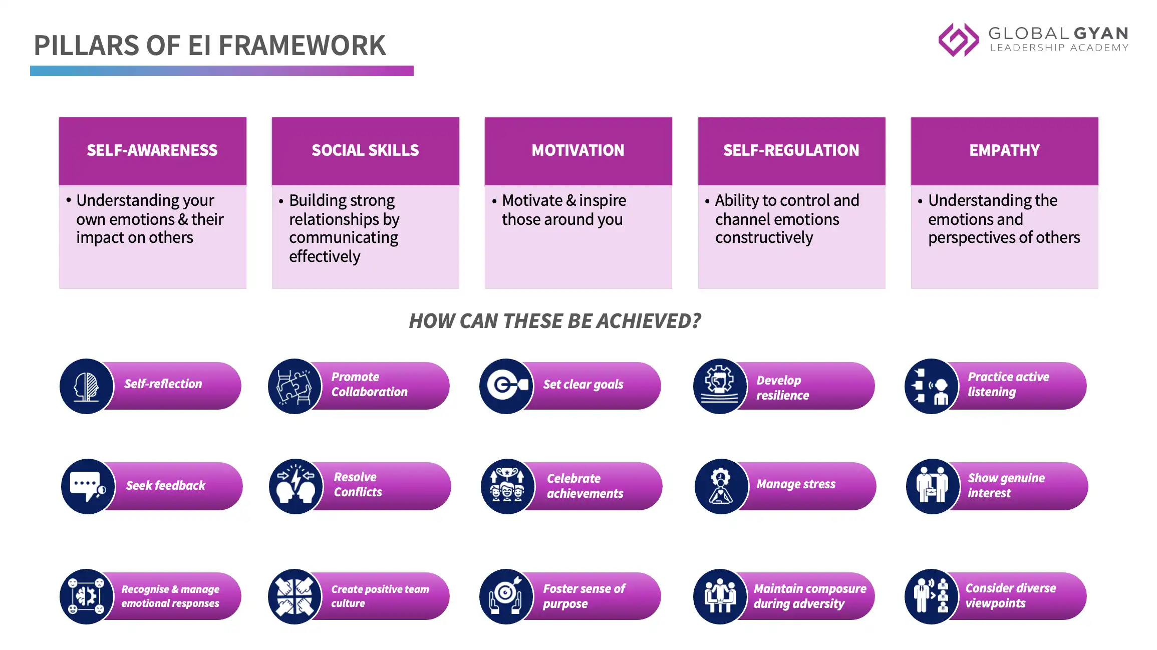 Pillars of EI framework