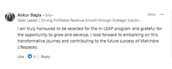 LinkedIn testimonial 17