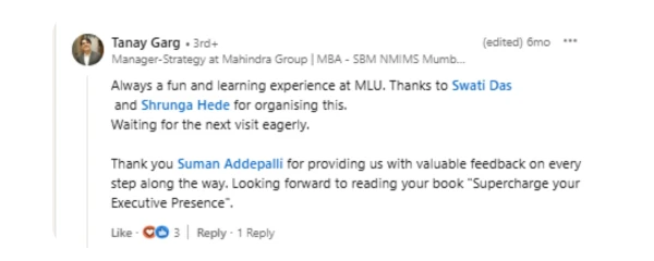 LinkedIn testimonial 20