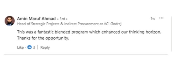 LinkedIn testimonial 5