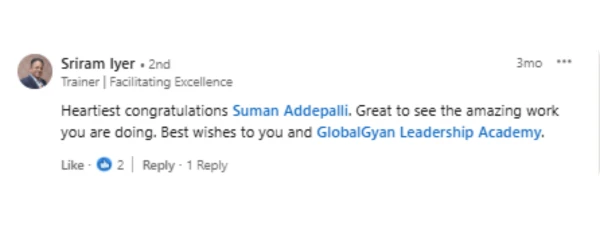 LinkedIn testimonial 8
